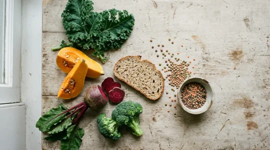 Composition d'aliments à haute densité nutritionnelle pour une alimentation équilibrée